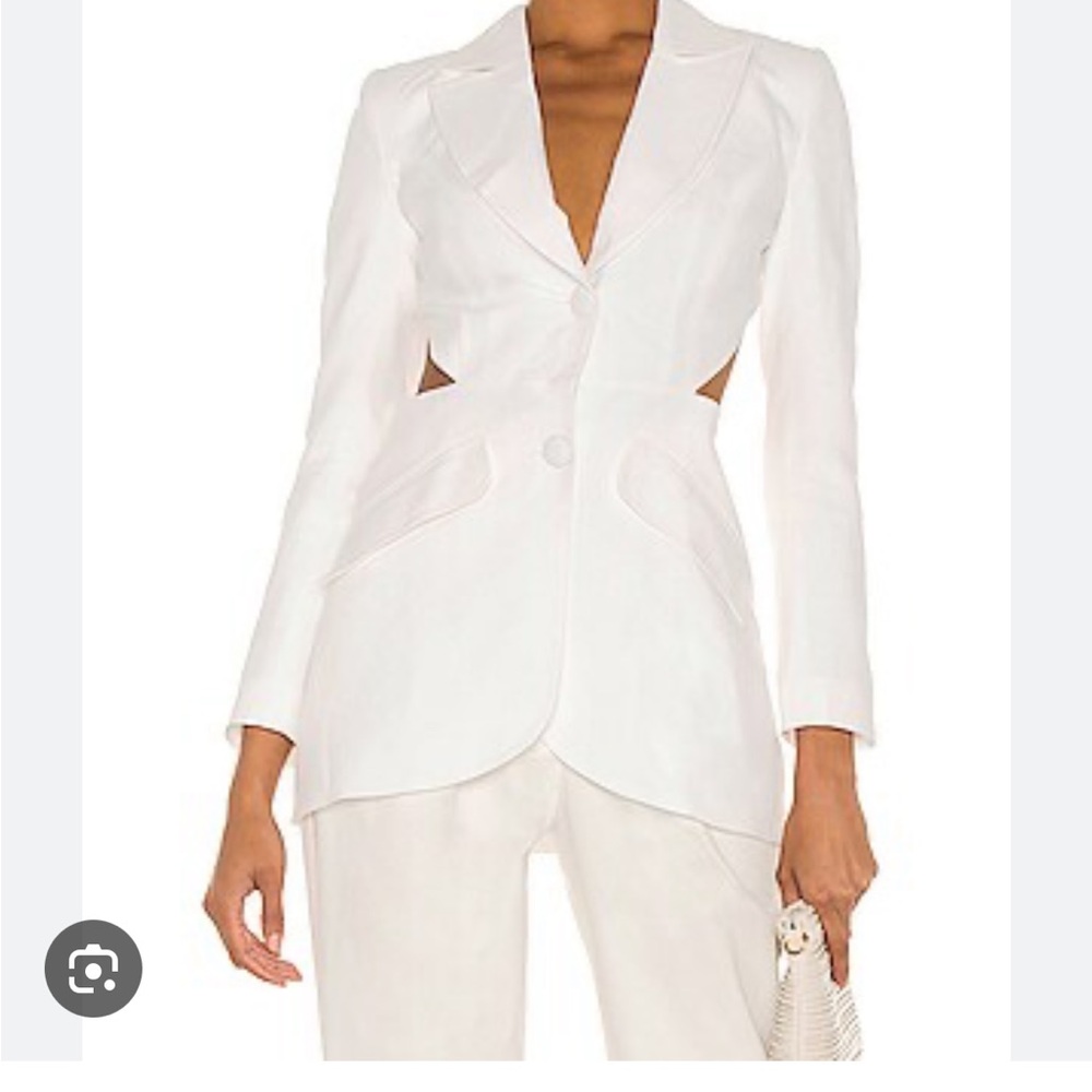 Elegant White Women's Blazer